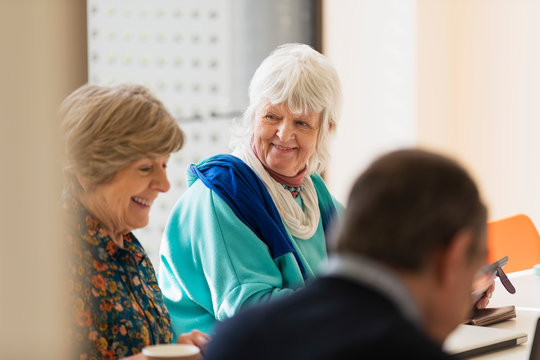 Senior businesswomen in meeting