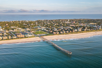 Aerial view of Outer Banks North Carolina