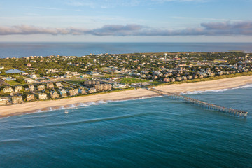 Aerial view of Outer Banks North Carolina