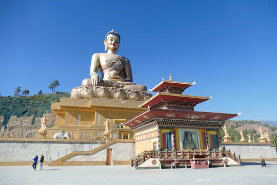 Giant Buddha statue at the Buddha Dordenma