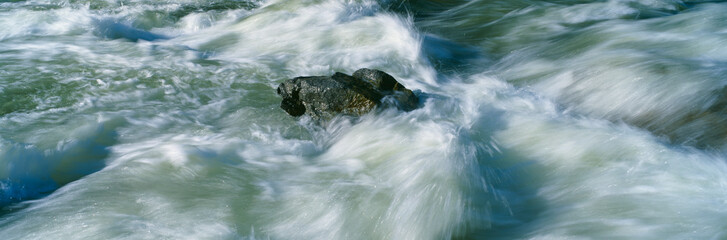 White water on Payette River in Nez Perce Indian country, Idaho