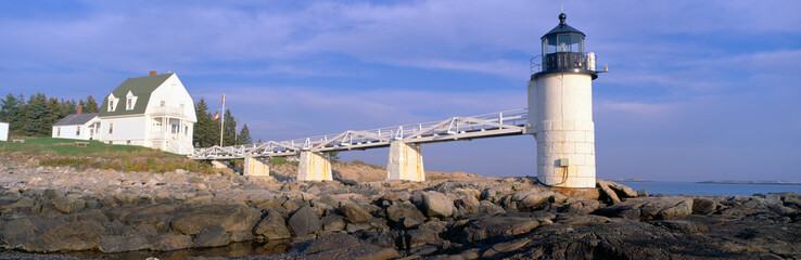 Marshall Point Lighthouse from 1832, Penobscot Bay, Port Clyde, Maine