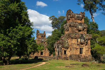 Prasat Suor Prat, Temple at Angkor Thom, Siem Reap, Cambodia