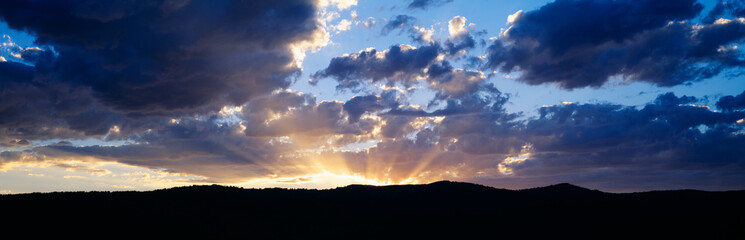 Obraz premium Sunset along Route 95, Idaho