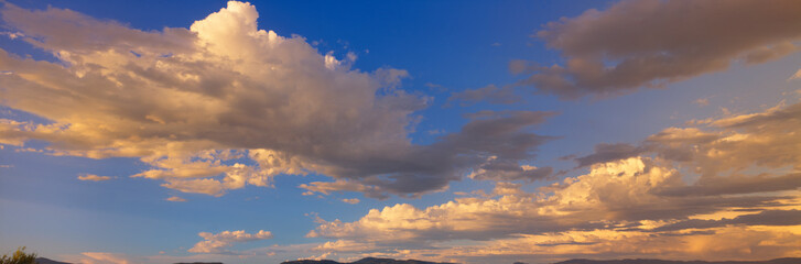 Cloudy sky in Oregon