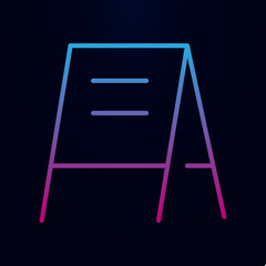 Outdoor advertising line nolan icon. Simple thin line, outline vector of web icons for ui and ux, website or mobile application