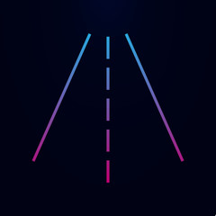 Road nolan icon. Simple thin line, outline vector of web icons for ui and ux, website or mobile application