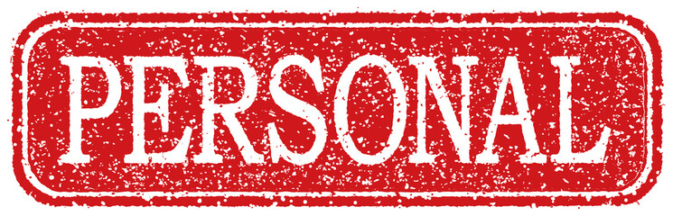 business stamp vector illustration / PERSONAL