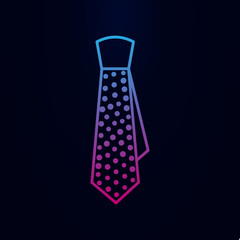 Tie nolan icon. Simple thin line, outline vector of web icons for ui and ux, website or mobile application