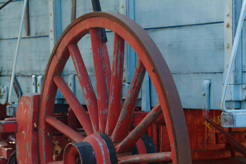 Old Wagon Wheel, California Gold Rush, Coloma
