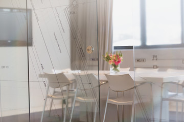 Empty conference room in architectural firm
