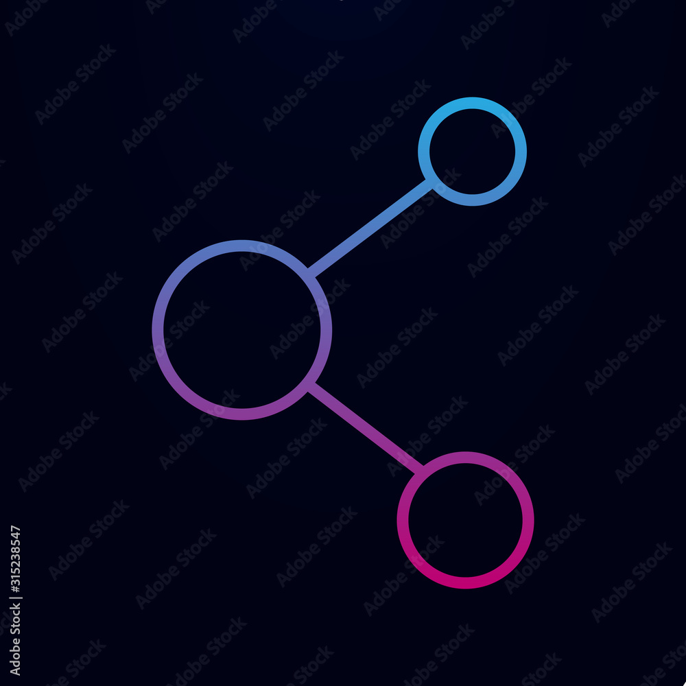 Poster circle communication nolan icon. simple thin line, outline vector of web icons for ui and ux, websit