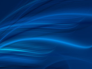 blue abstract fractal background 3d rendering illustration