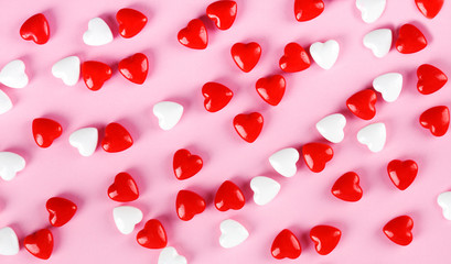 Sweet heart candy. Valentine's Day concept.