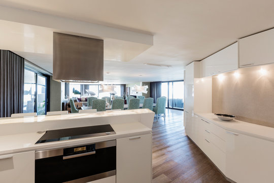 Modern luxury home showcase interior kitchen