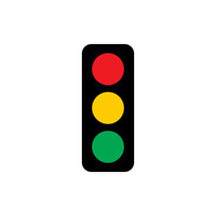 traffic light icon, 