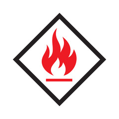fire icon, flame icon, flammable icon