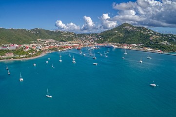Obraz premium Charlotte Amalie is the Capital and Largest City of the United States Virgin Islands