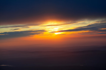 Obraz premium fantastic dusk with an amazing sky