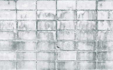 White large brick wall background