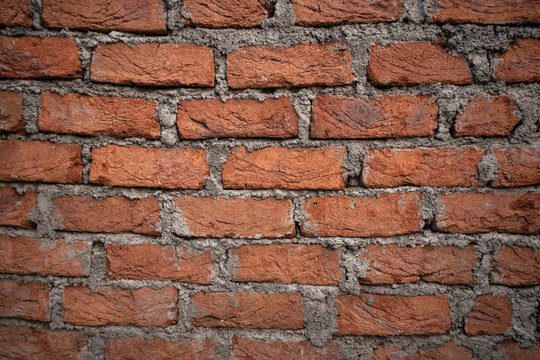 Old Red Brick Wall Texture High Resolution  Background