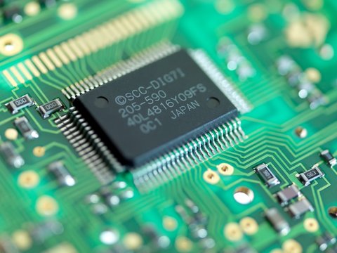 Microprocessor chip