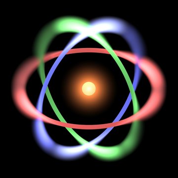 Atomic structure, artwork