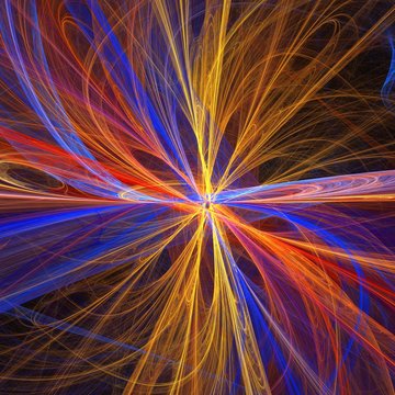 Superstrings, conceptual artwork