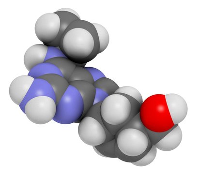 Abacavir HIV drug molecule