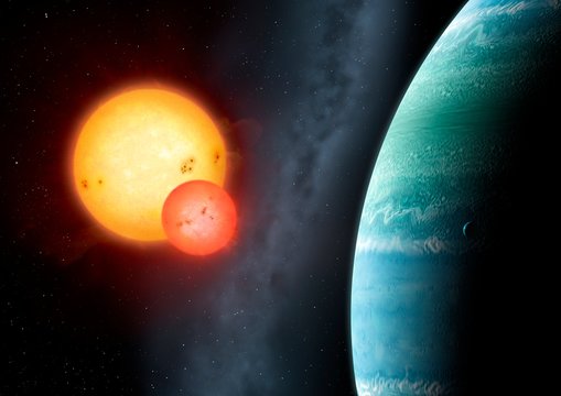 Planet around binary star Kepler-453