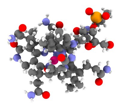 Hydroxocobalamin Vitamin B12 Molecule