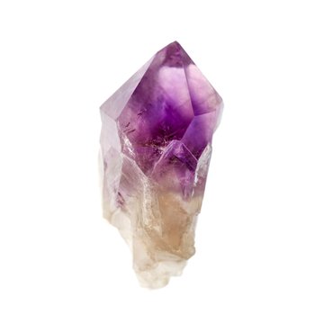 Raw amethyst crystal