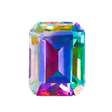 Mystic topaz gemstone