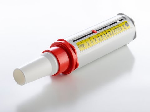 Peak flow metre