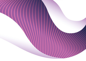 Fototapeta premium waves background, geometric figures on white background