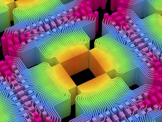 Quantum computer, electronic circuitry