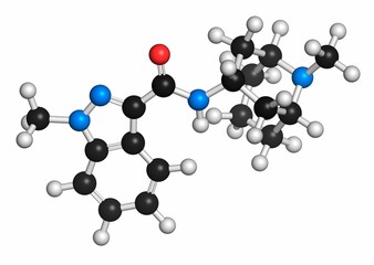 Granisetron nausea drug molecule