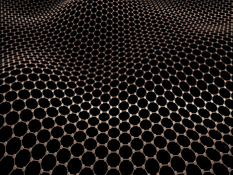 Graphene sheet, illustration