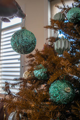 Christmas is over: taking out the ornaments in January