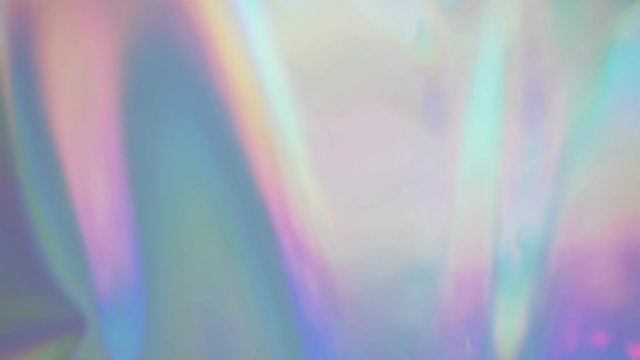 Holographic leaks, live wallpaper. Rainbow iridescent background. Banner for text, title, caption