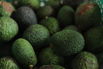 avocados in a basket