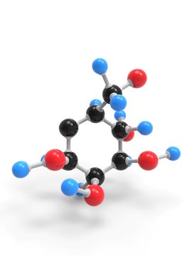 Glucose sugar molecule