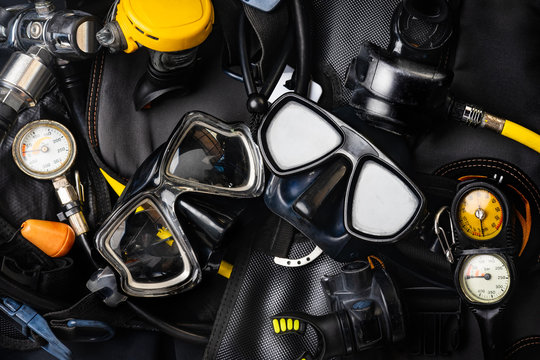 set of Scuba Diving Gear Kit