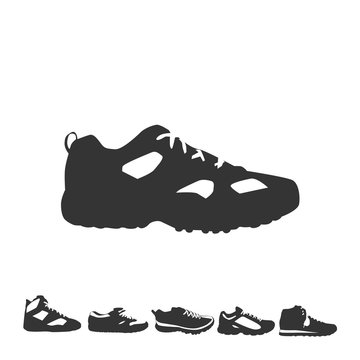 sneakers icon vector illustration eps10