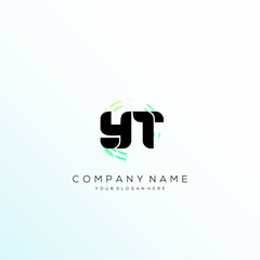 YT Letter Multiply Colorful Logo Designs vector © WILLY