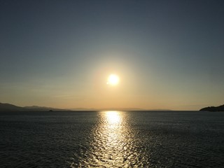 Fototapeta premium sunset over the sea