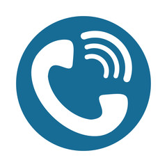 telephone communication with waves signal