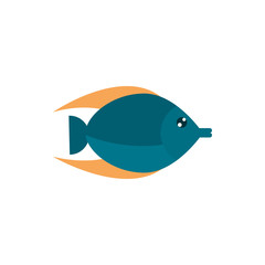 marine life, fish cartoon sea fauna animal