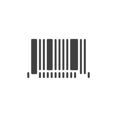 Barcode strip vector icon. filled flat sign for mobile concept and web design. Bar code glyph icon. Symbol, logo illustration. Vector graphics