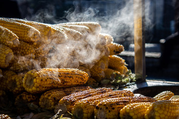 corn on the grill